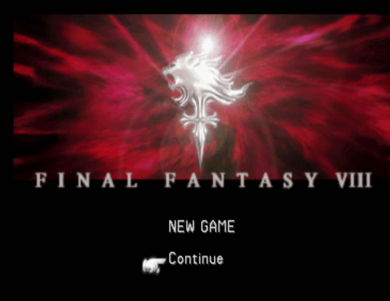 Final Fantasy 8 Title Screen